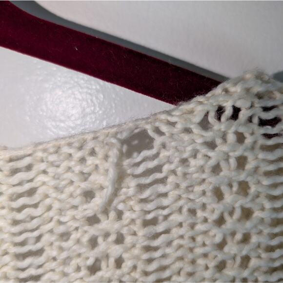 Anthropology By Together oversized open knit sweater medium - Picture 7 of 8